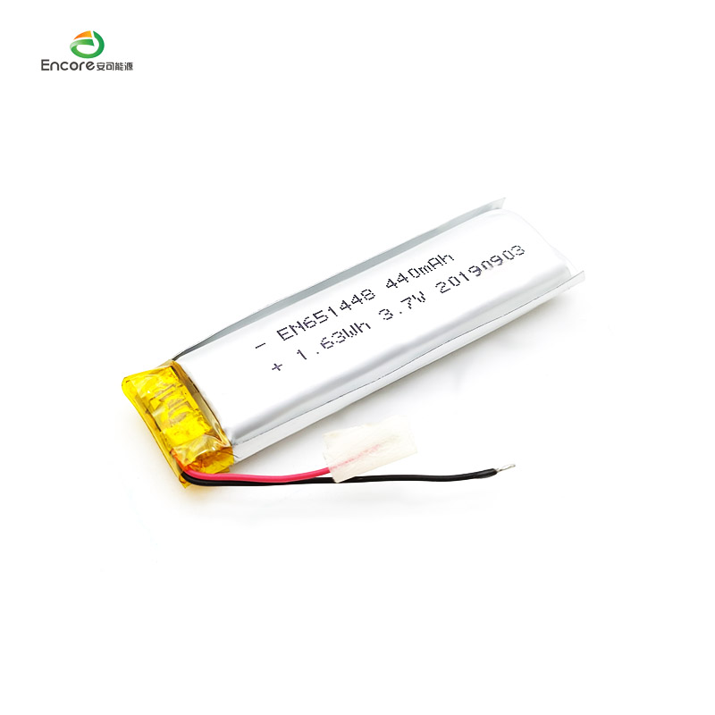 Baterie Li-polimer de 3,7 V 450 mAh