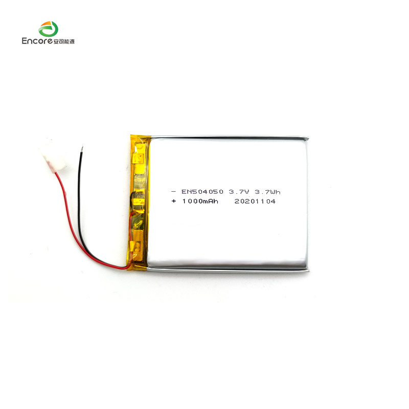 504050 3.7v 1000mah lipo conector JST baterie litiu polimer pentru dispozitiv portabil de schimb cu UL