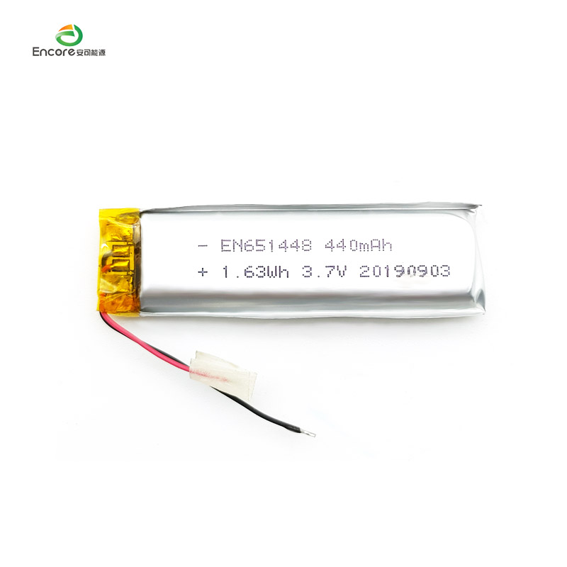 651448 baterie lipo 450mah 3.7v