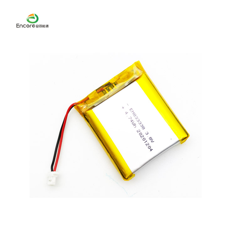 833338 Celulă lipo reîncărcabilă 1280mAh 3.8v